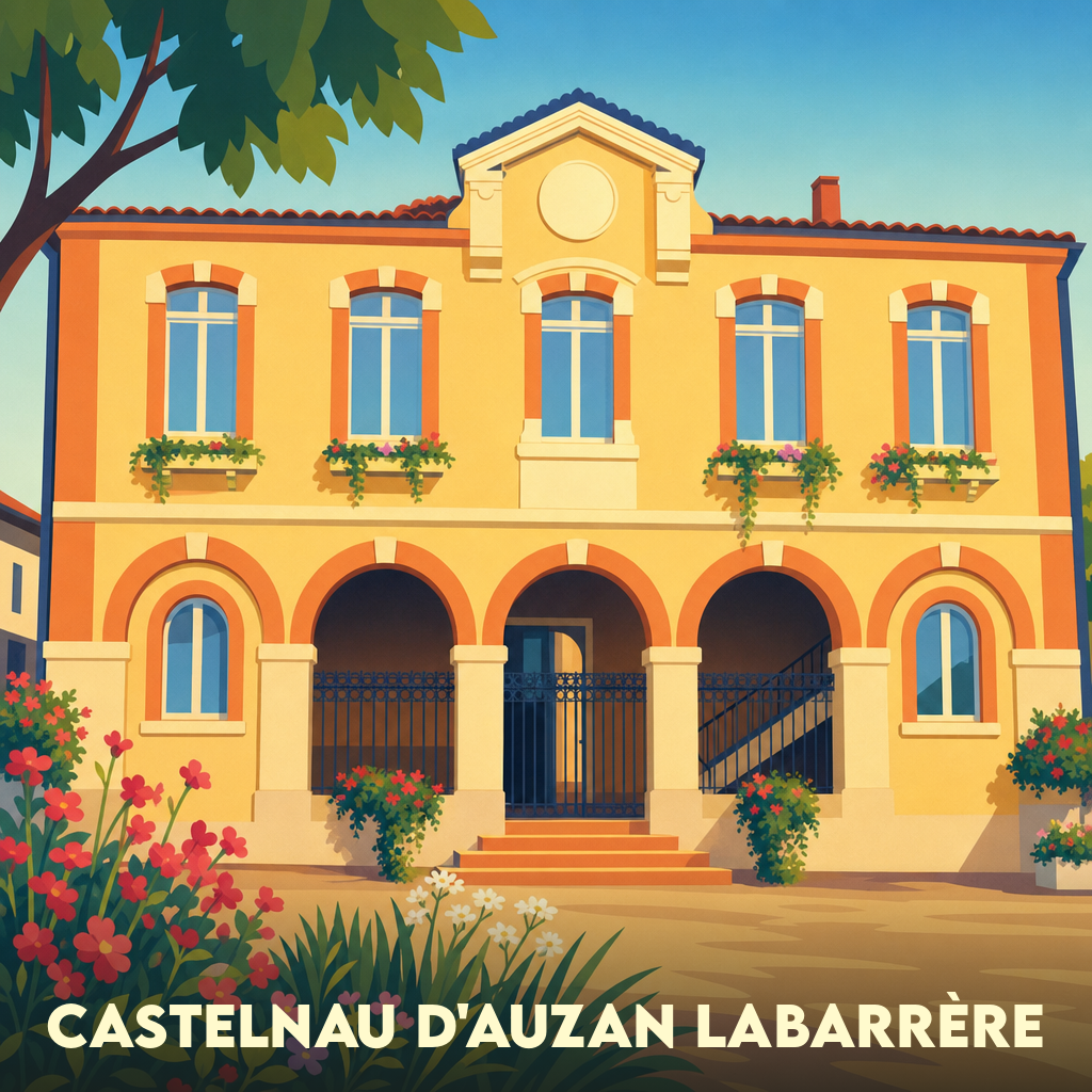 Castelnau d'Auzan Labarrère