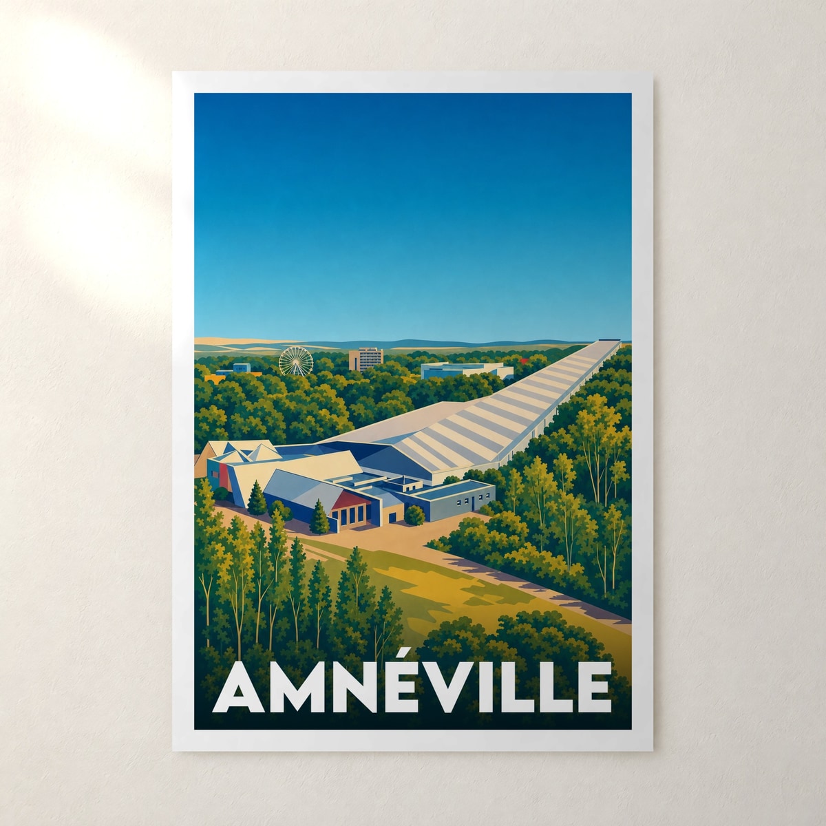 Affiche Amnéville – sans cadre, accrochée au mur