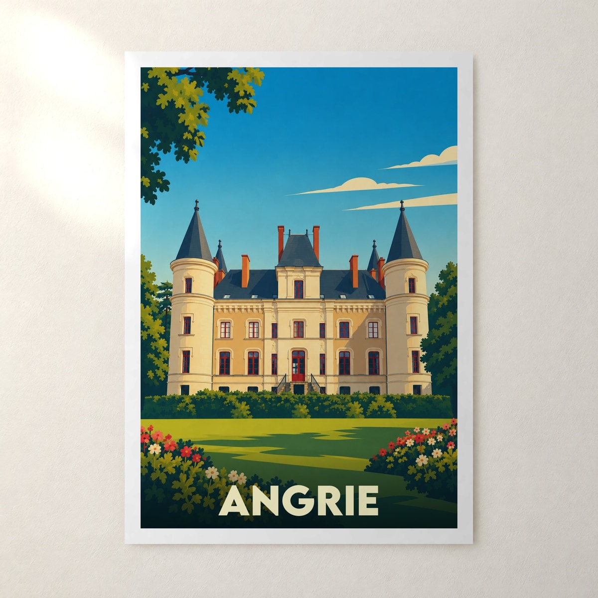 Affiche Angrie – sans cadre, accrochée au mur
