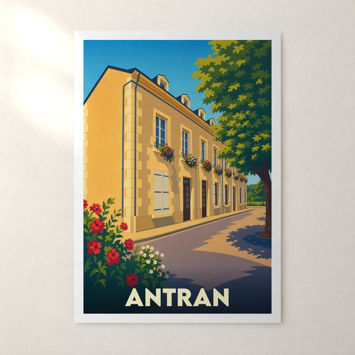 Affiche Antran – sans cadre, accrochée au mur