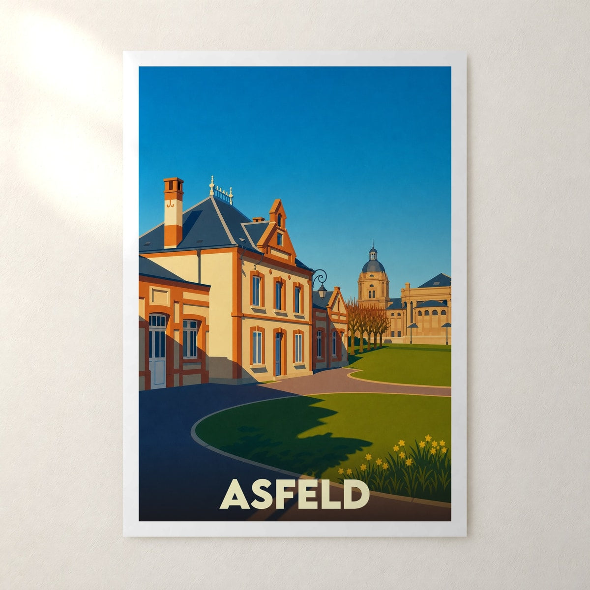 Affiche Asfeld – sans cadre, accrochée au mur