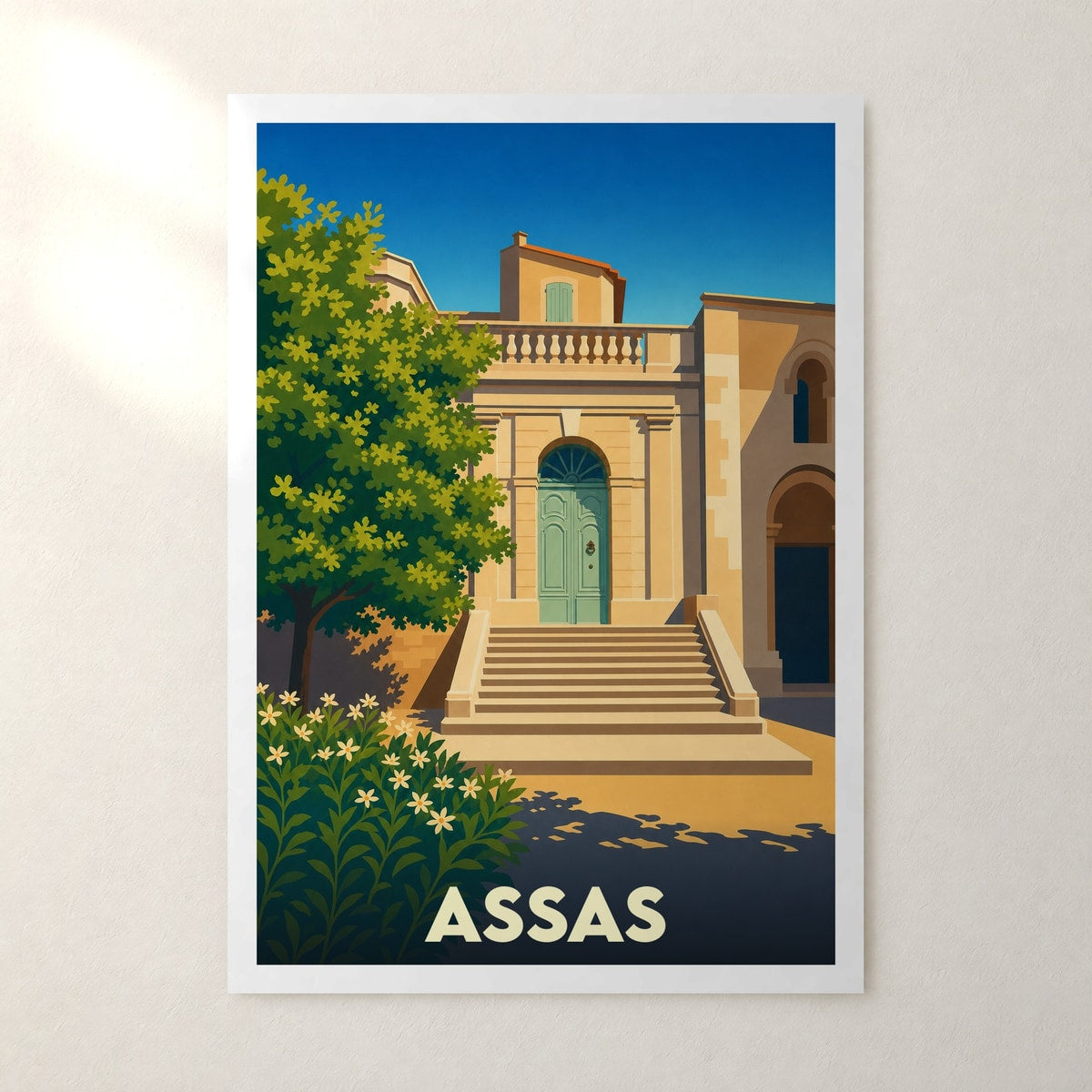 Affiche Assas – sans cadre, accrochée au mur