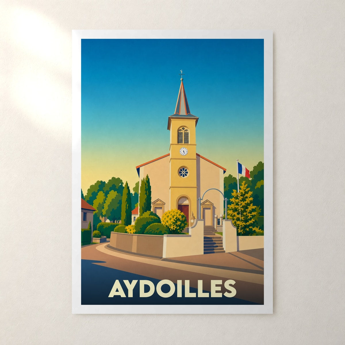 Affiche Aydoilles – sans cadre, accrochée au mur