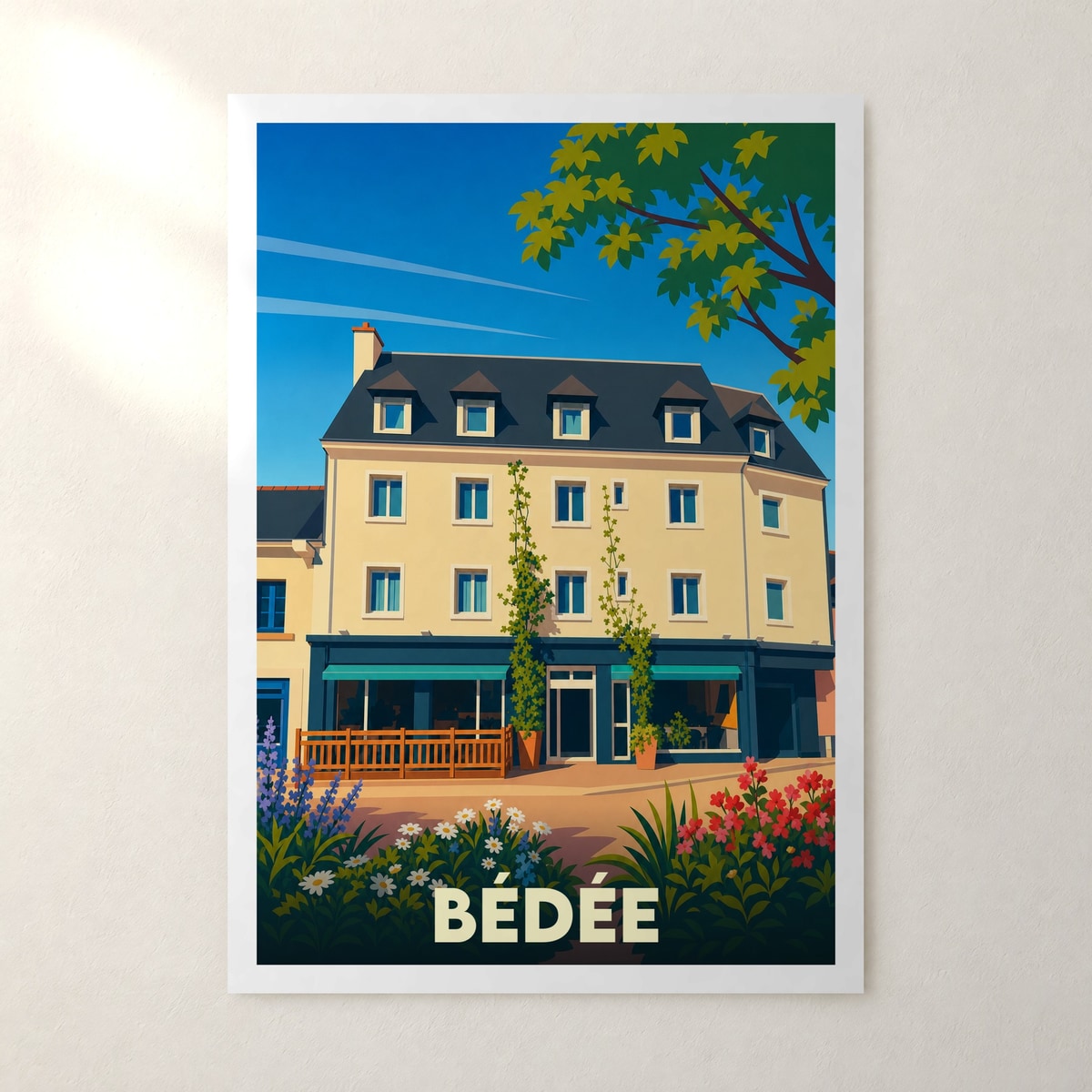 Affiche Bédée – sans cadre, accrochée au mur