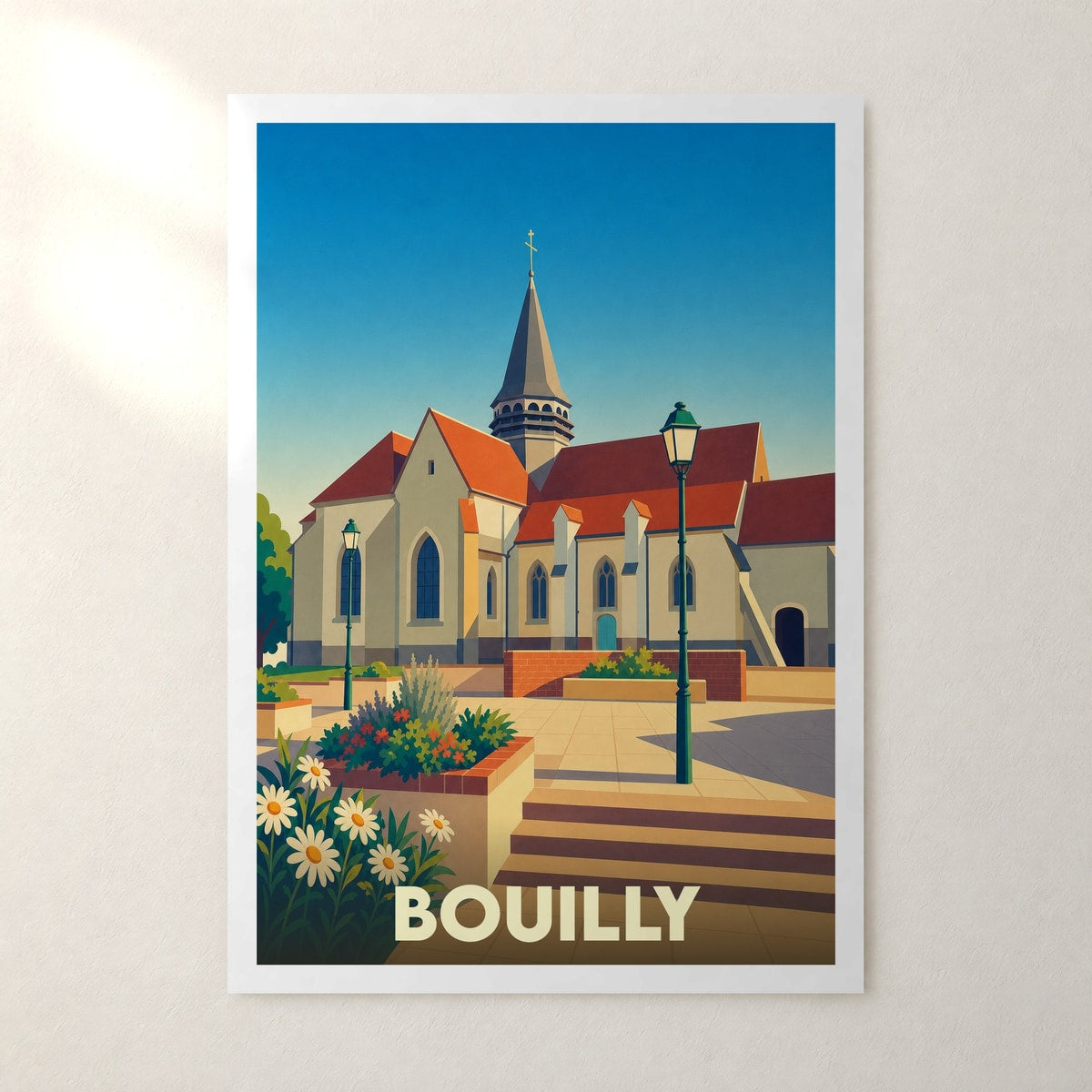 Affiche Bouilly – sans cadre, accrochée au mur