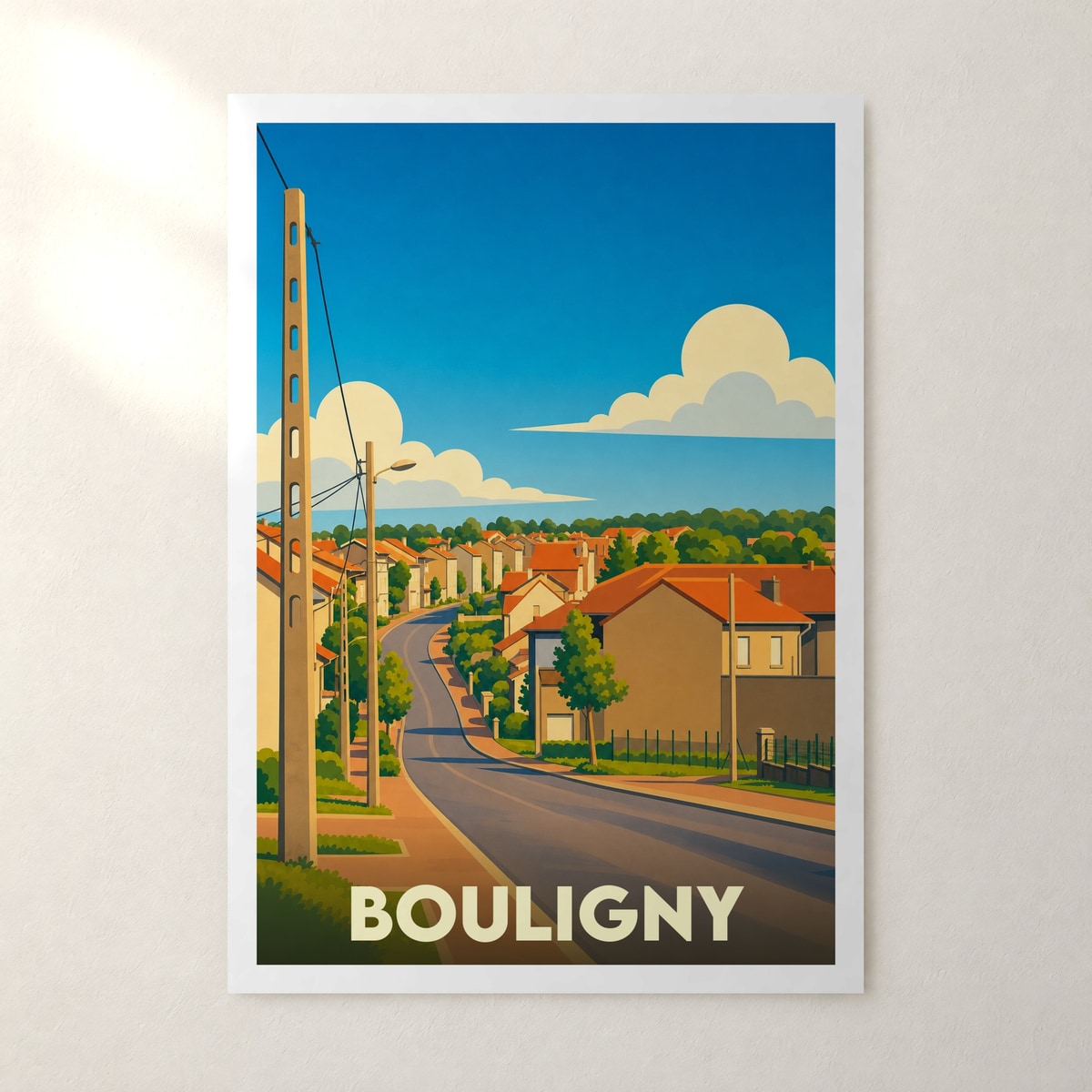 Affiche Bouligny – sans cadre, accrochée au mur
