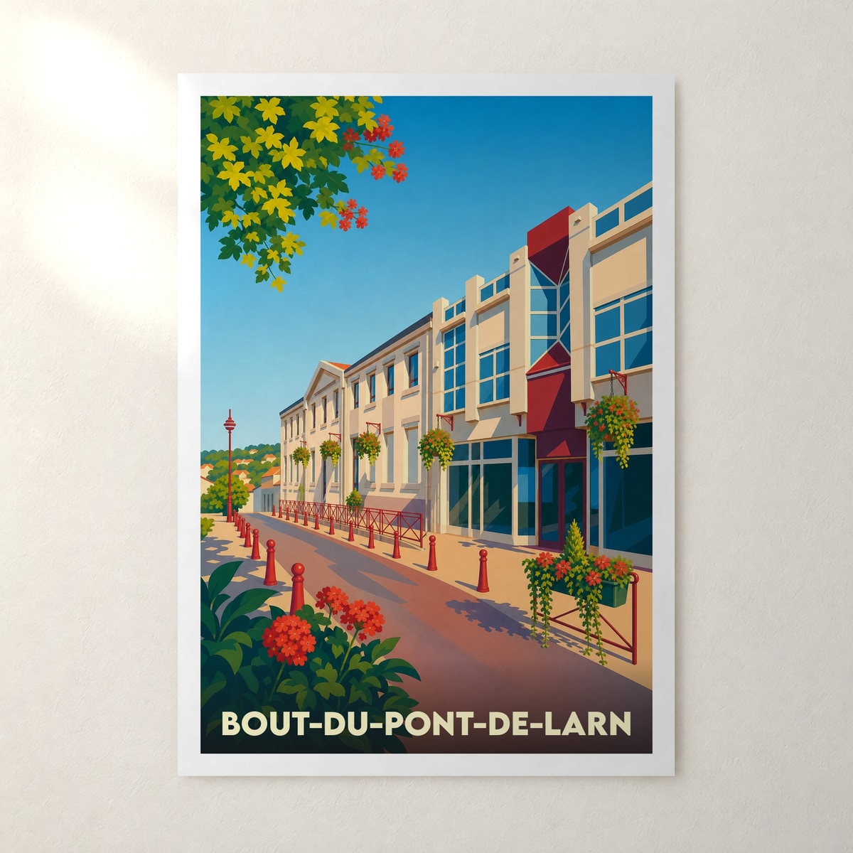 Affiche Bout-du-Pont-de-Larn – sans cadre, accrochée au mur