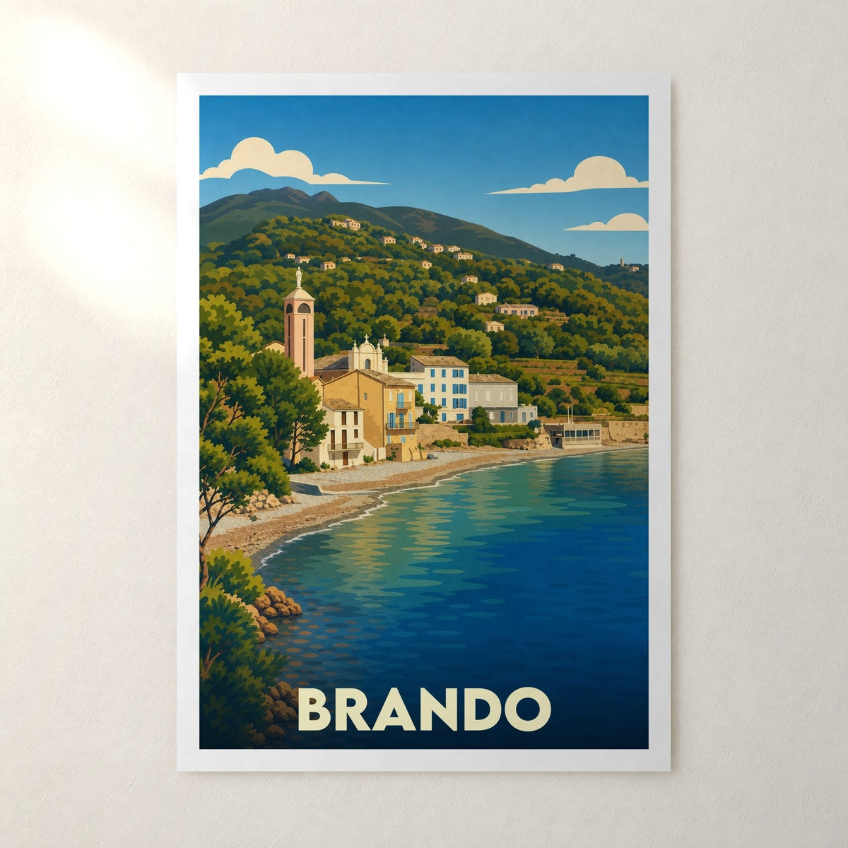 Affiche Brando – sans cadre, accrochée au mur