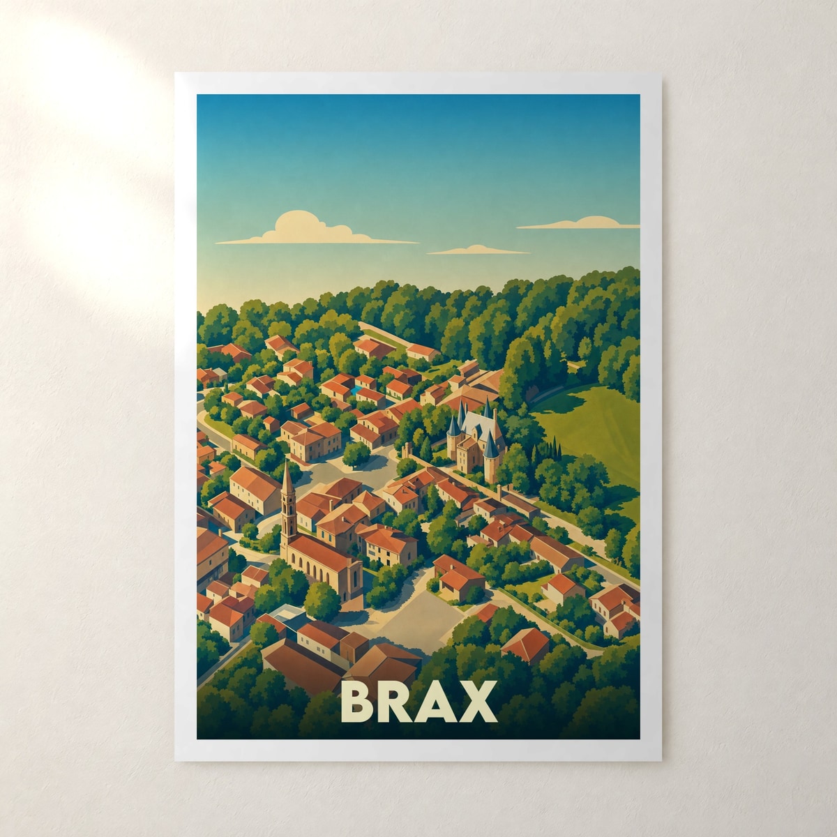 Affiche Brax – sans cadre, accrochée au mur