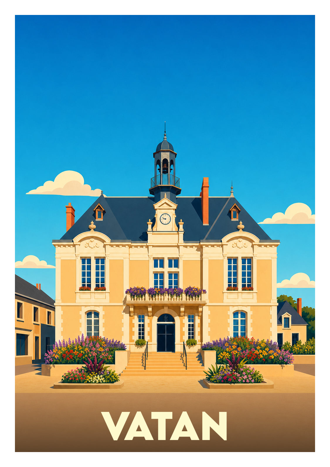Affiche souvenir de Vatan – image brute sans cadre