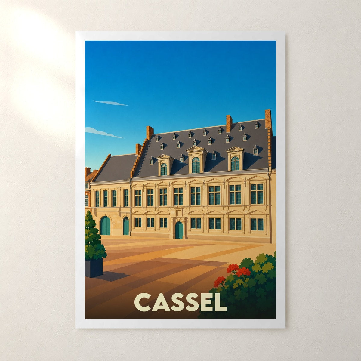 Affiche Cassel – sans cadre, accrochée au mur