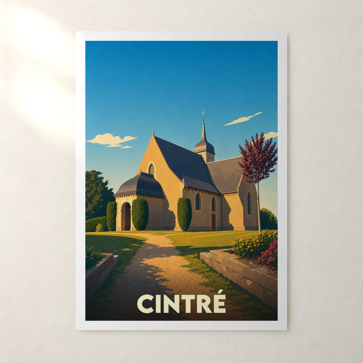 Affiche Cintré – sans cadre, accrochée au mur