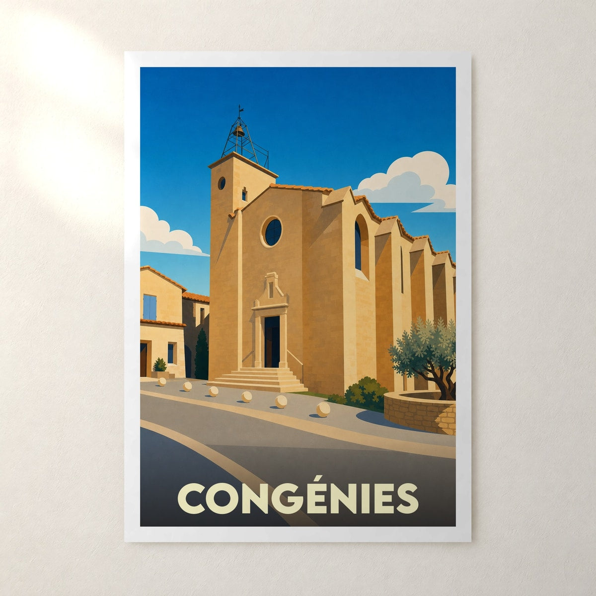 Affiche Congénies – sans cadre, accrochée au mur