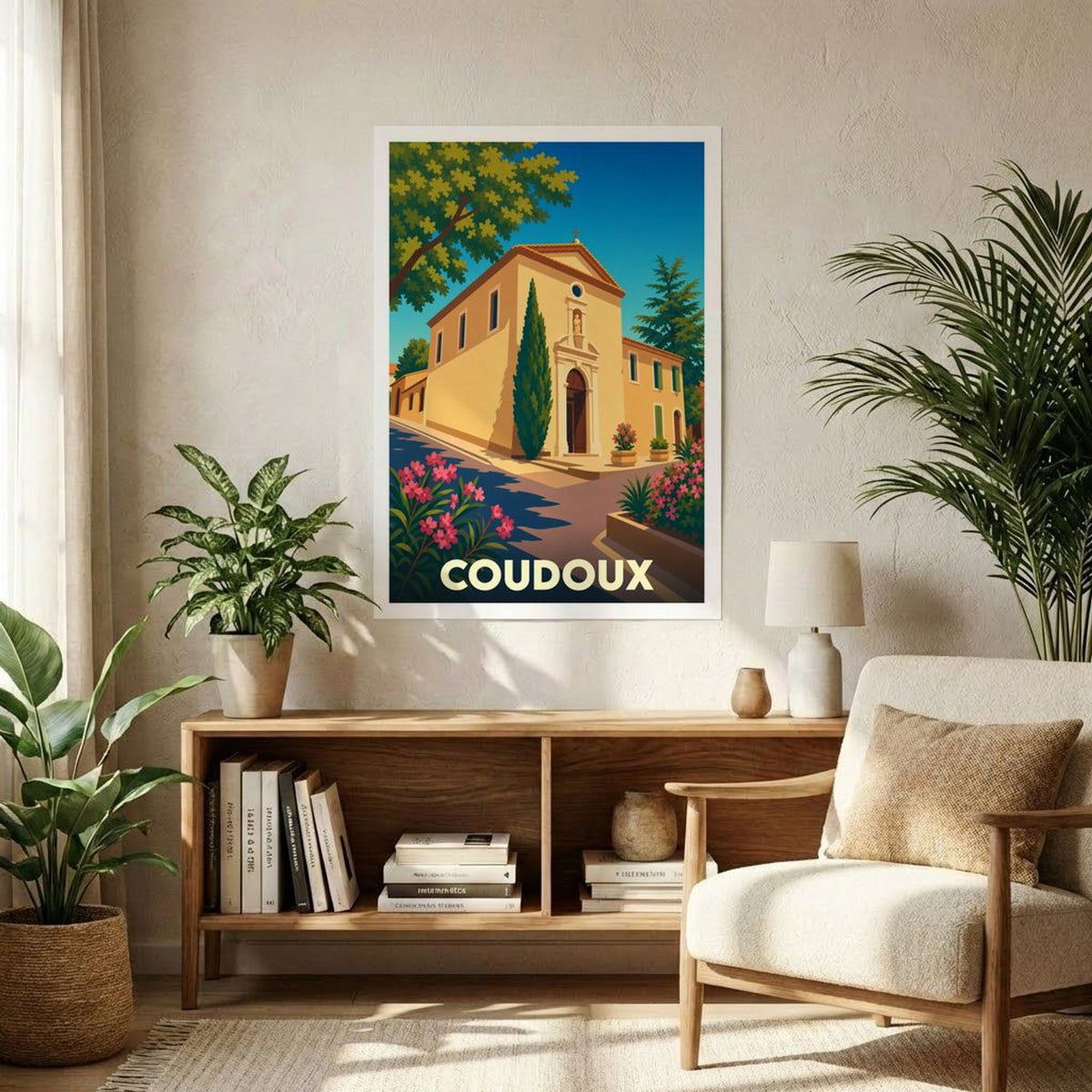 Affiche A1 (59,4 x 84,1 cm) Sans cadre souvenir de Coudoux