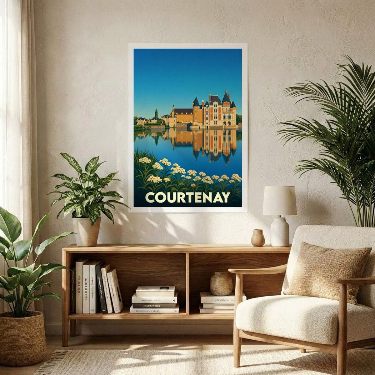 Affiche A1 (59,4 x 84,1 cm) Sans cadre souvenir de Courtenay