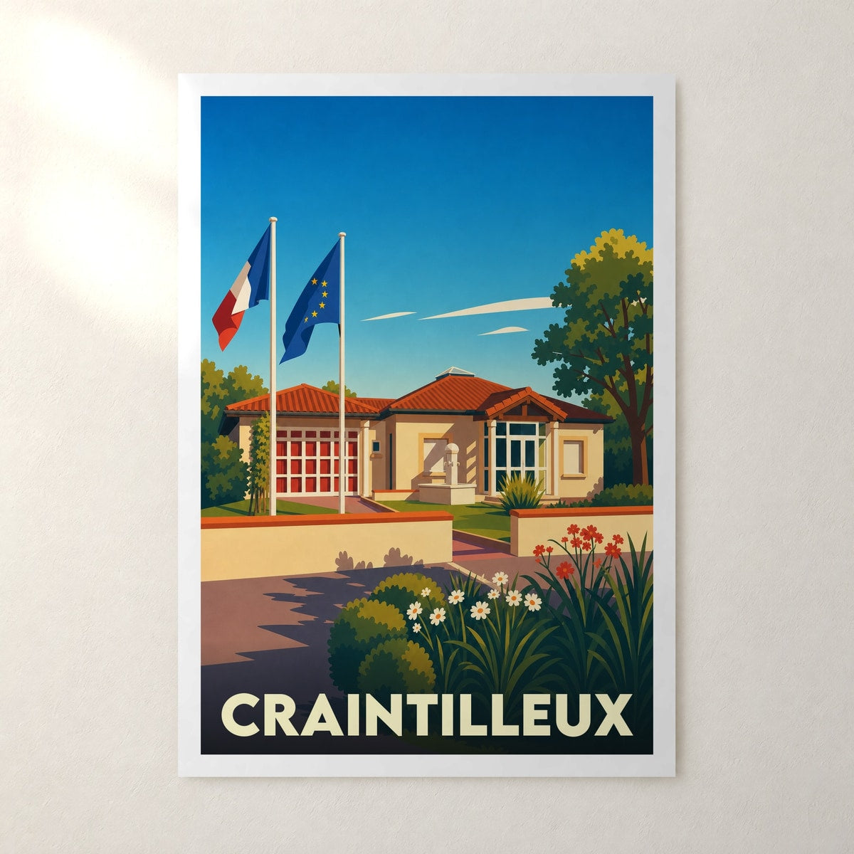 Affiche Craintilleux – sans cadre, accrochée au mur