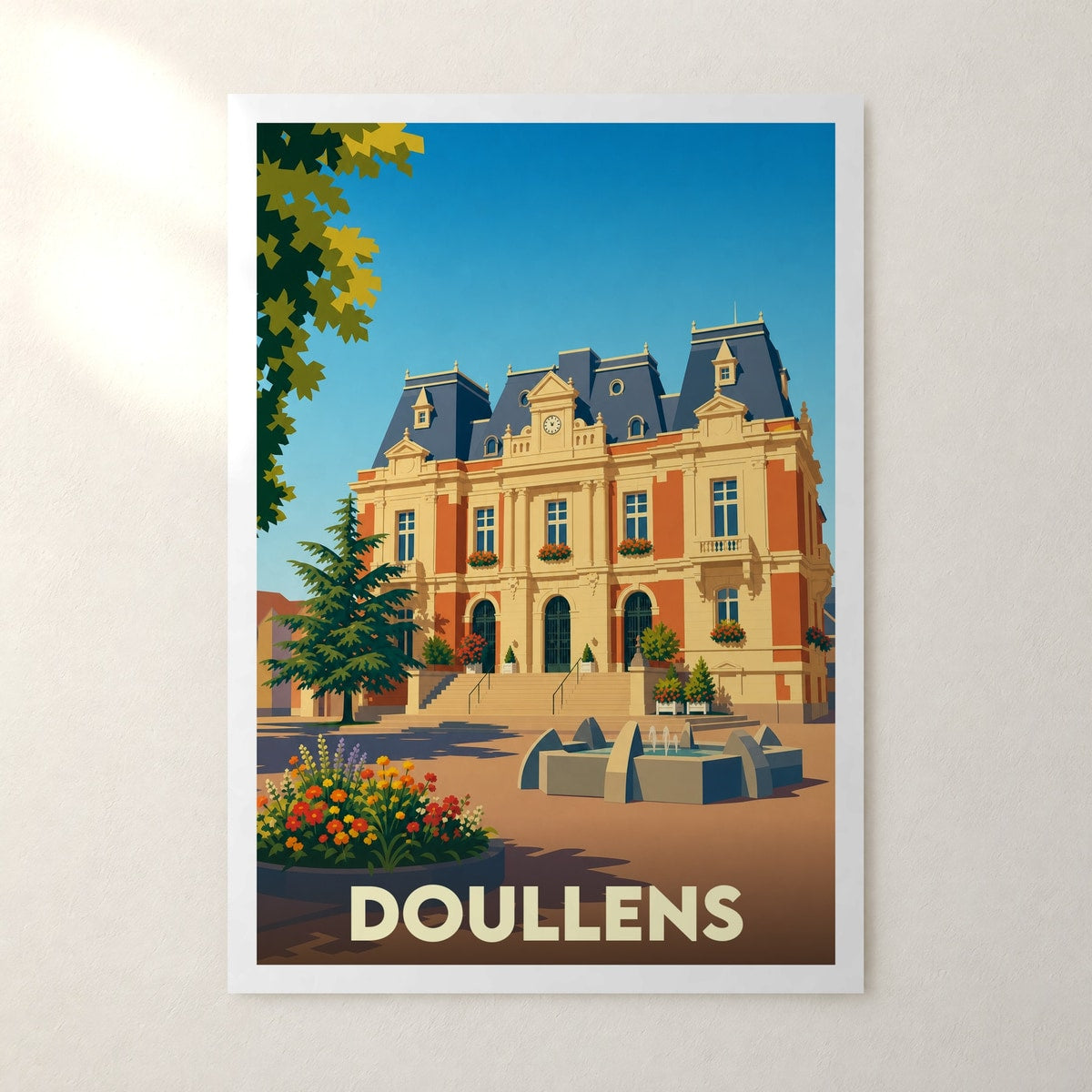 Affiche Doullens – sans cadre, accrochée au mur
