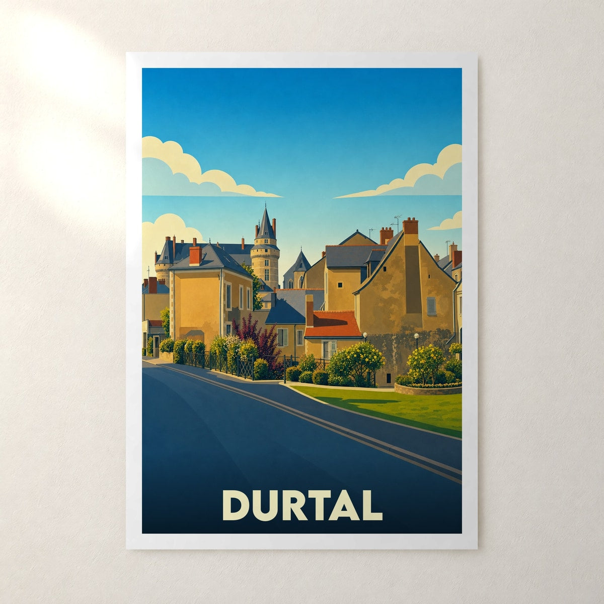 Affiche Durtal – sans cadre, accrochée au mur