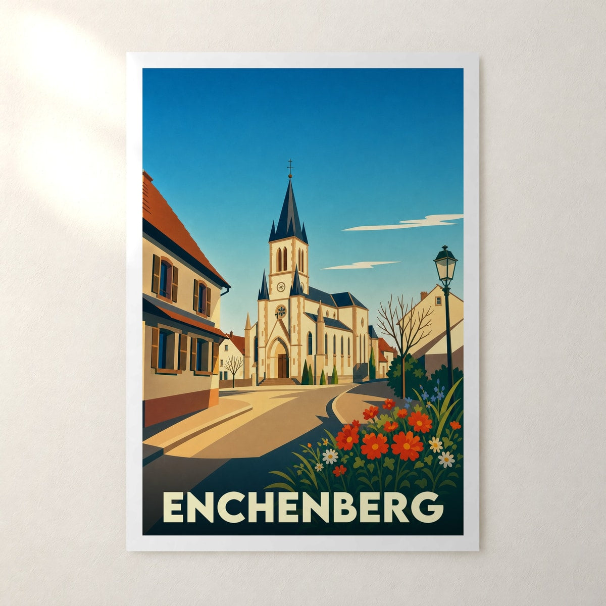 Affiche Enchenberg – sans cadre, accrochée au mur