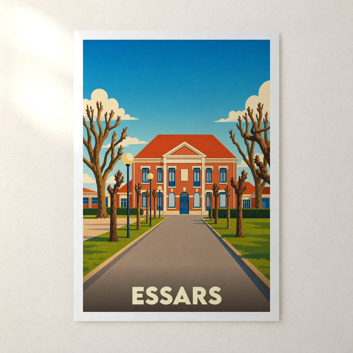 Affiche Essars – sans cadre, accrochée au mur