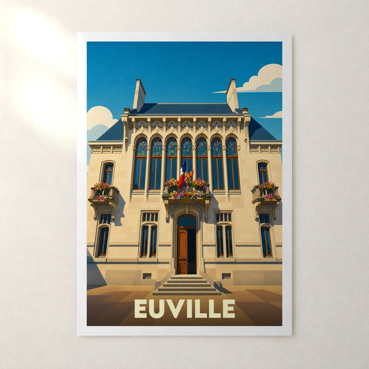 Affiche Euville – sans cadre, accrochée au mur