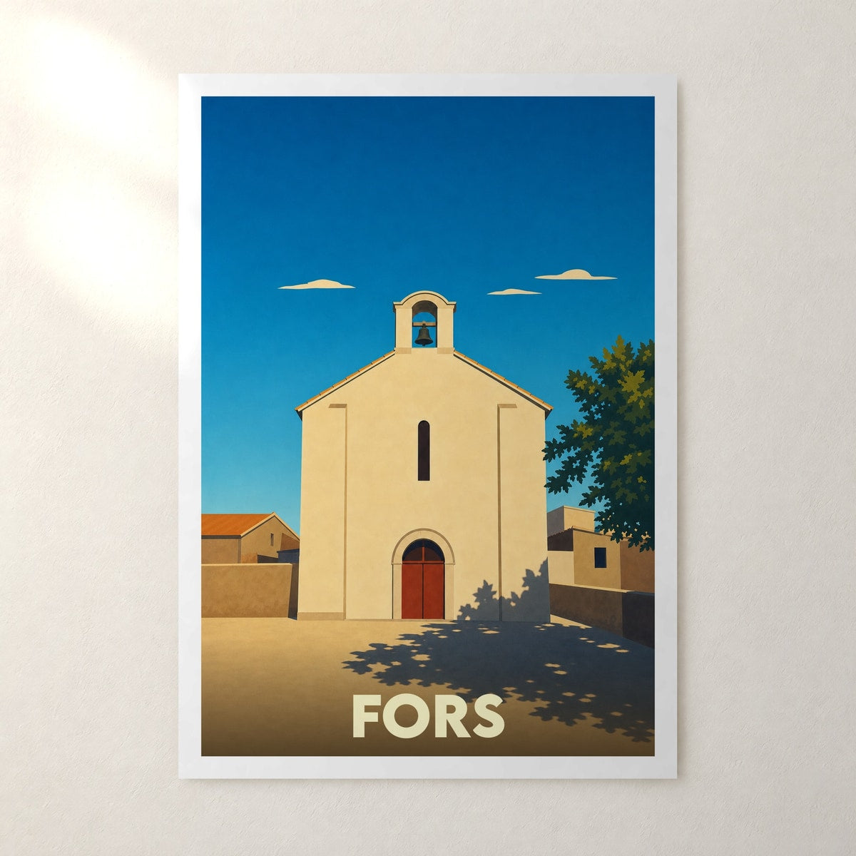 Affiche Fors – sans cadre, accrochée au mur