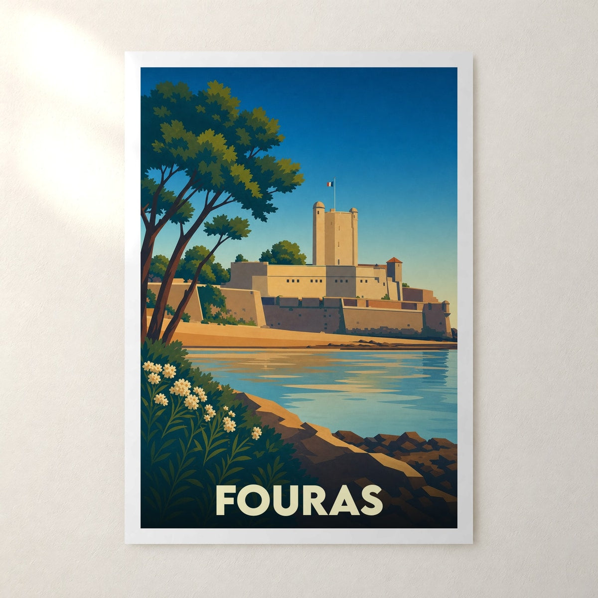 Affiche Fouras – sans cadre, accrochée au mur