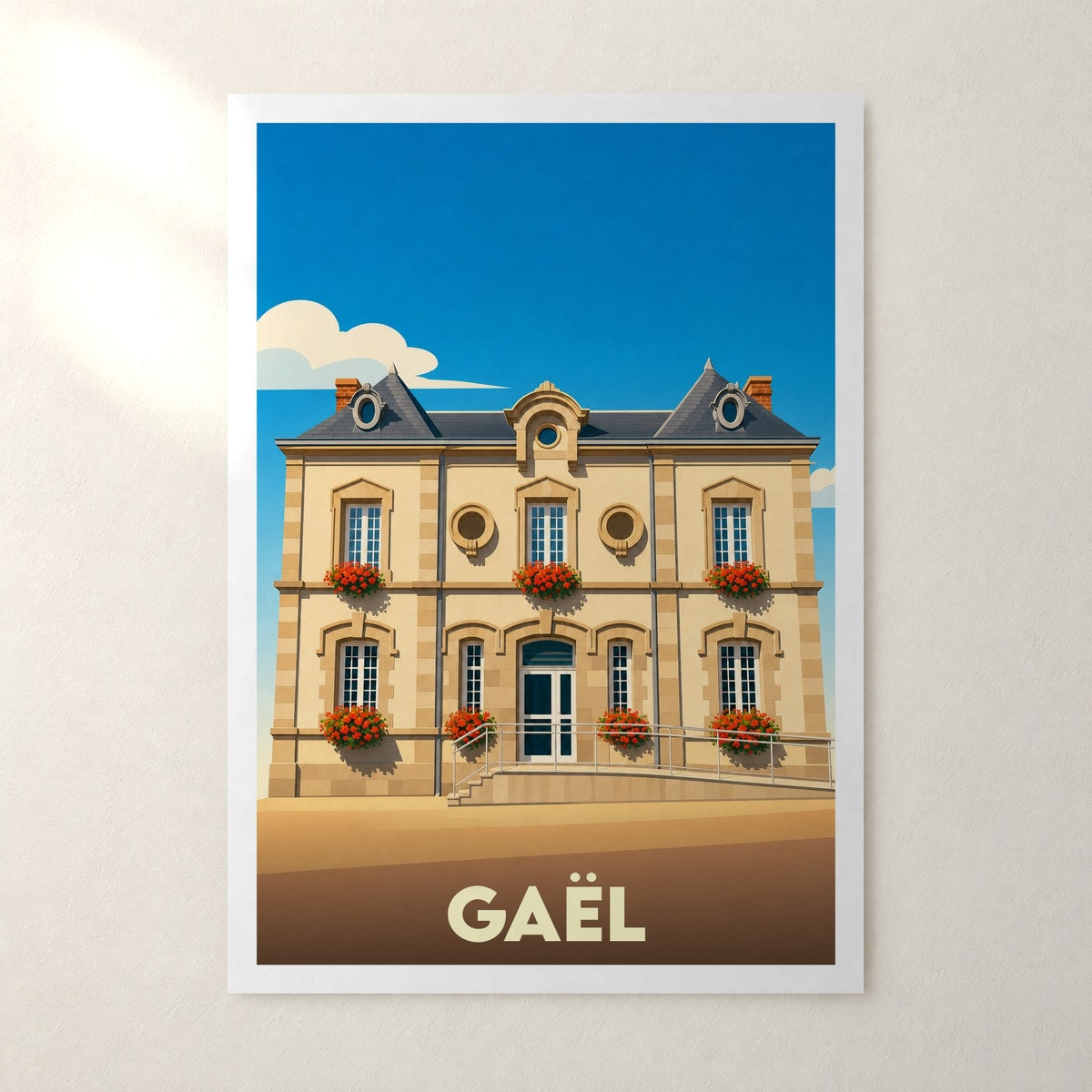 Affiche Gaël – sans cadre, accrochée au mur