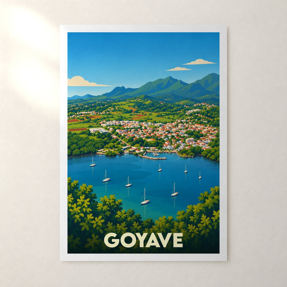 Affiche Goyave – sans cadre, accrochée au mur