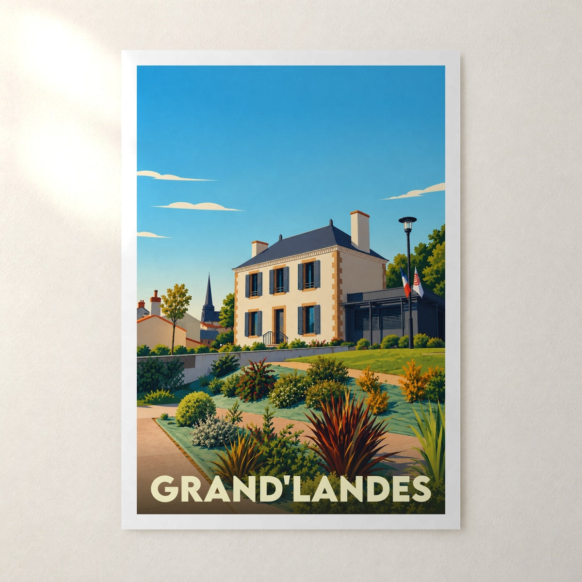 Affiche Grand'Landes – sans cadre, accrochée au mur