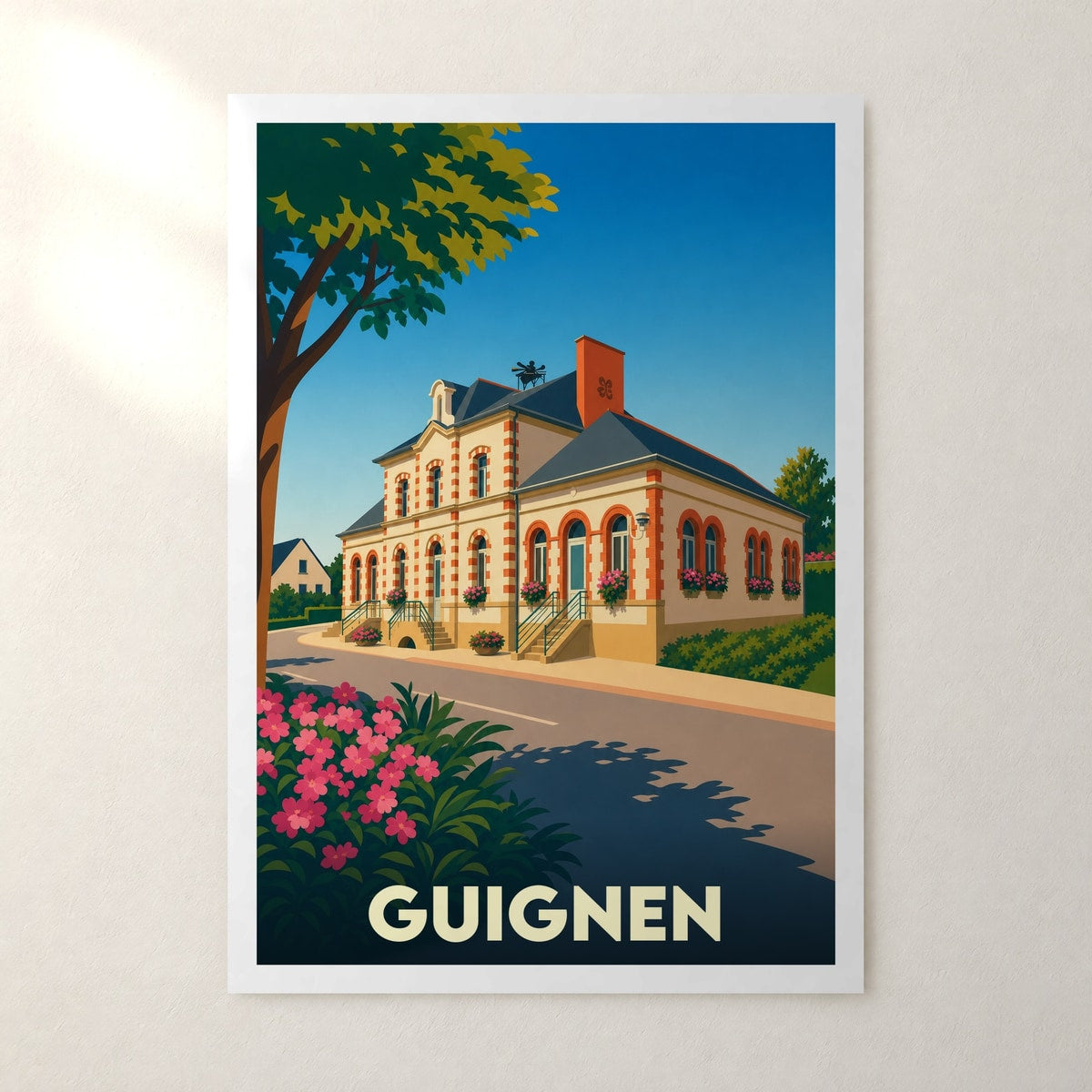 Affiche Guignen – sans cadre, accrochée au mur