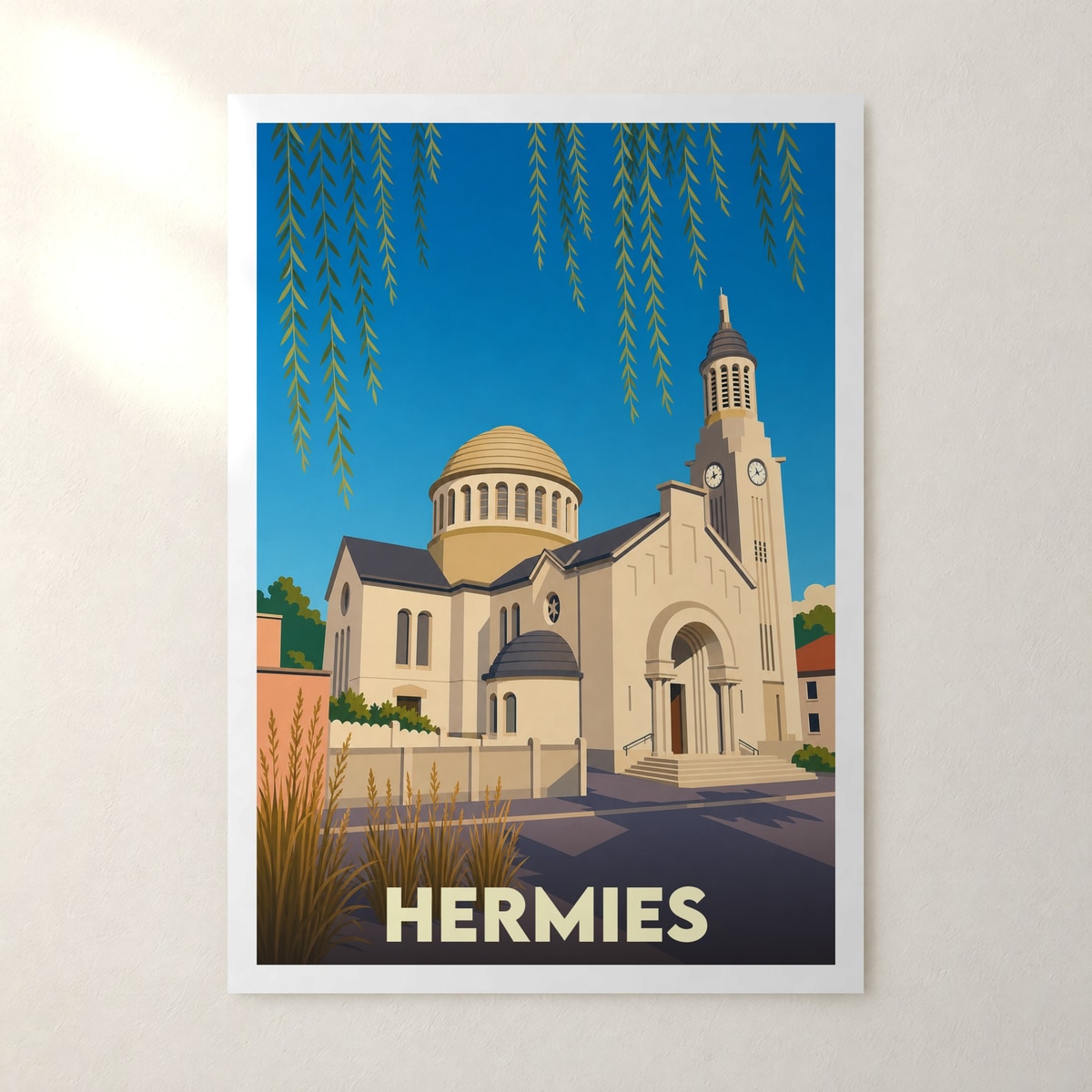 Affiche Hermies – sans cadre, accrochée au mur