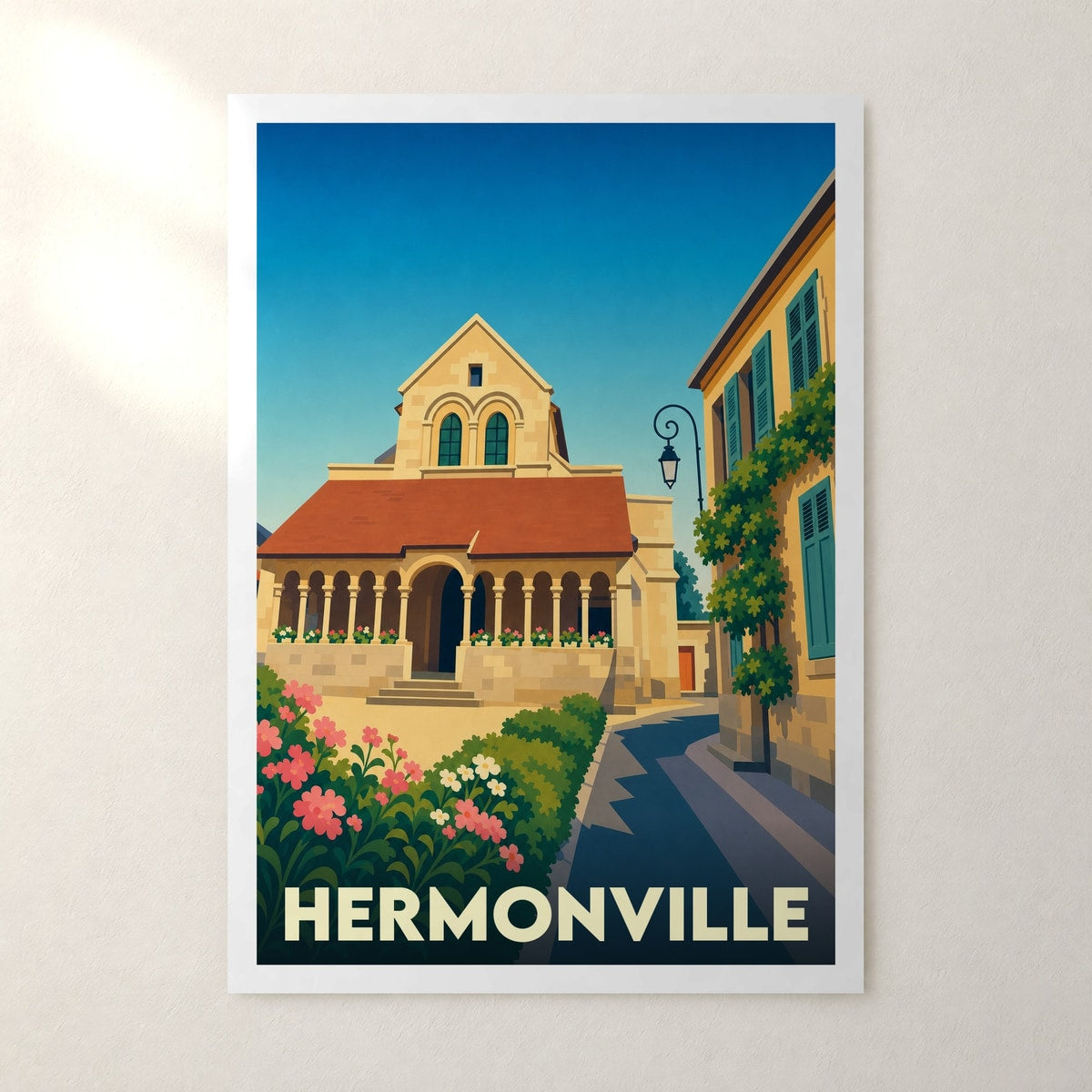 Affiche Hermonville – sans cadre, accrochée au mur