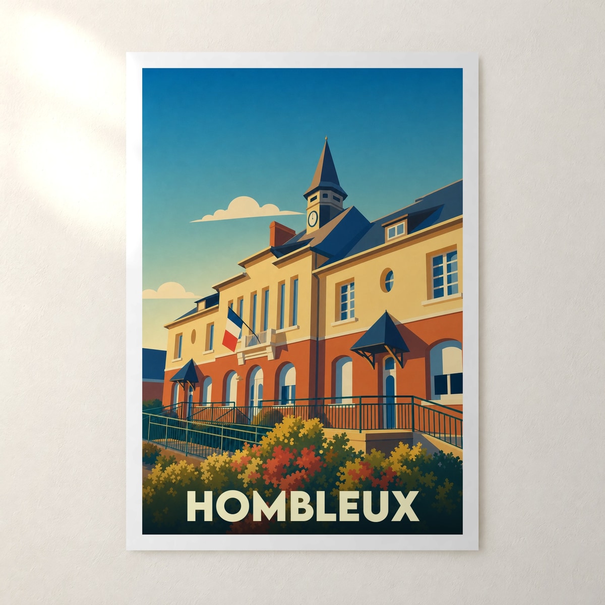 Affiche Hombleux – sans cadre, accrochée au mur