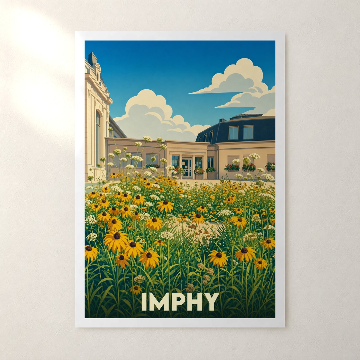 Affiche Imphy – sans cadre, accrochée au mur