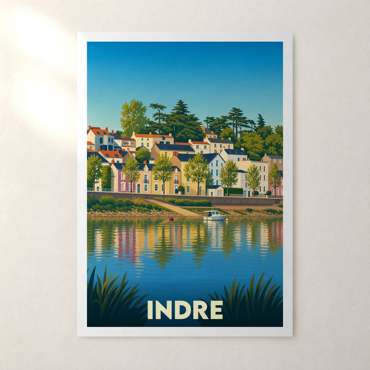 Affiche Indre – sans cadre, accrochée au mur
