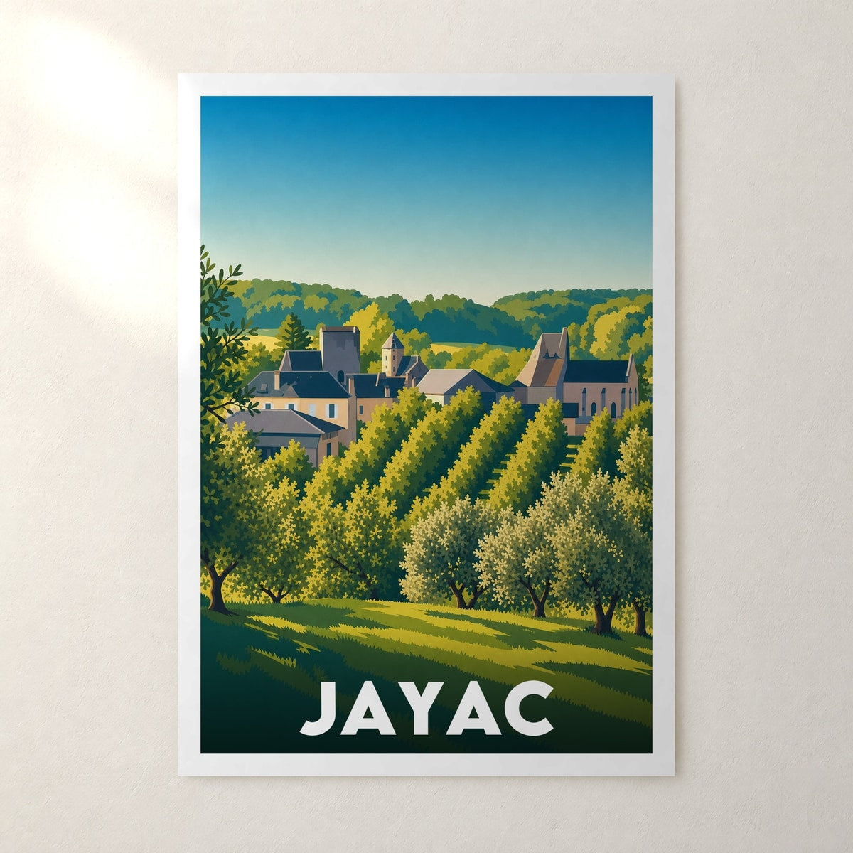 Affiche Jayac – sans cadre, accrochée au mur
