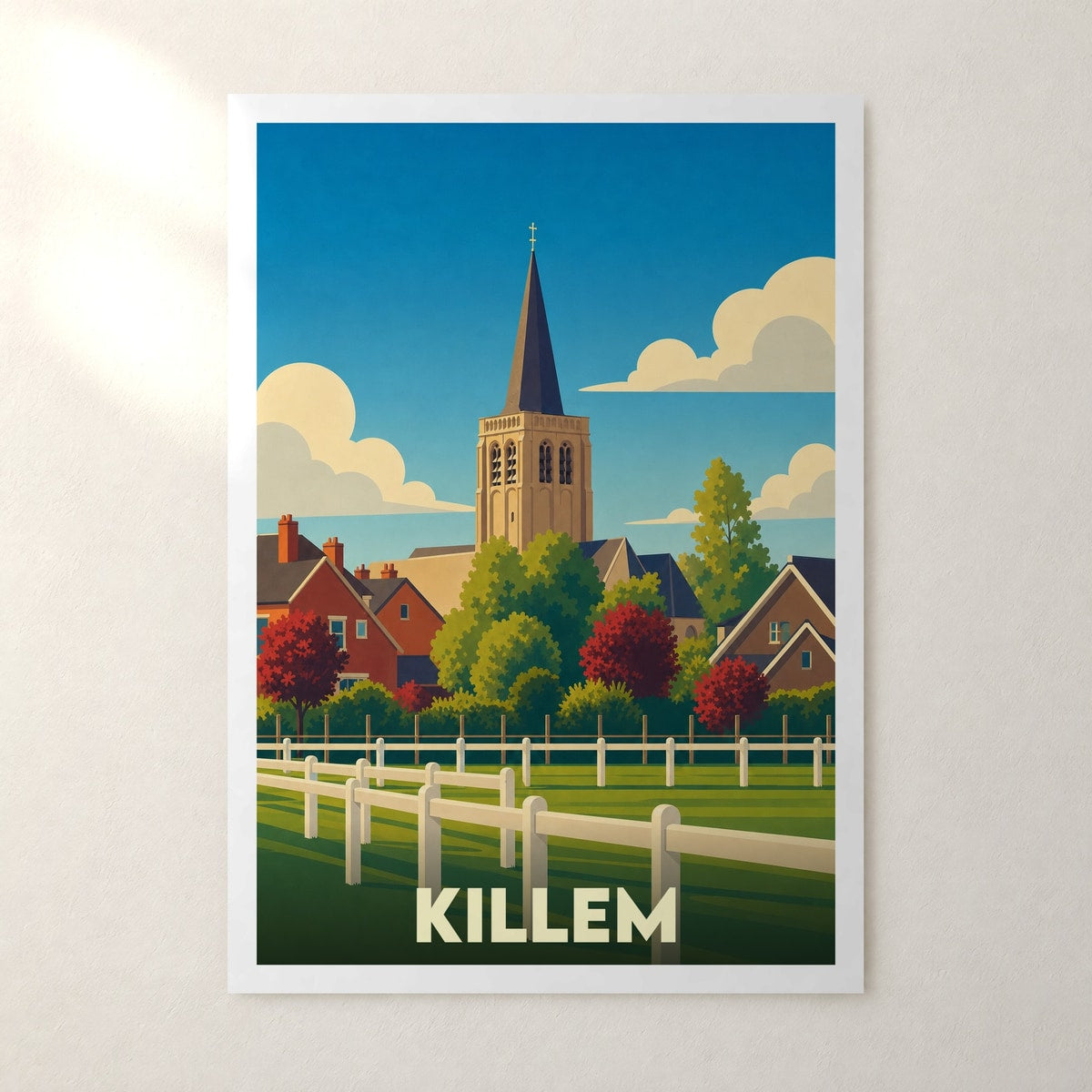Affiche Killem – sans cadre, accrochée au mur