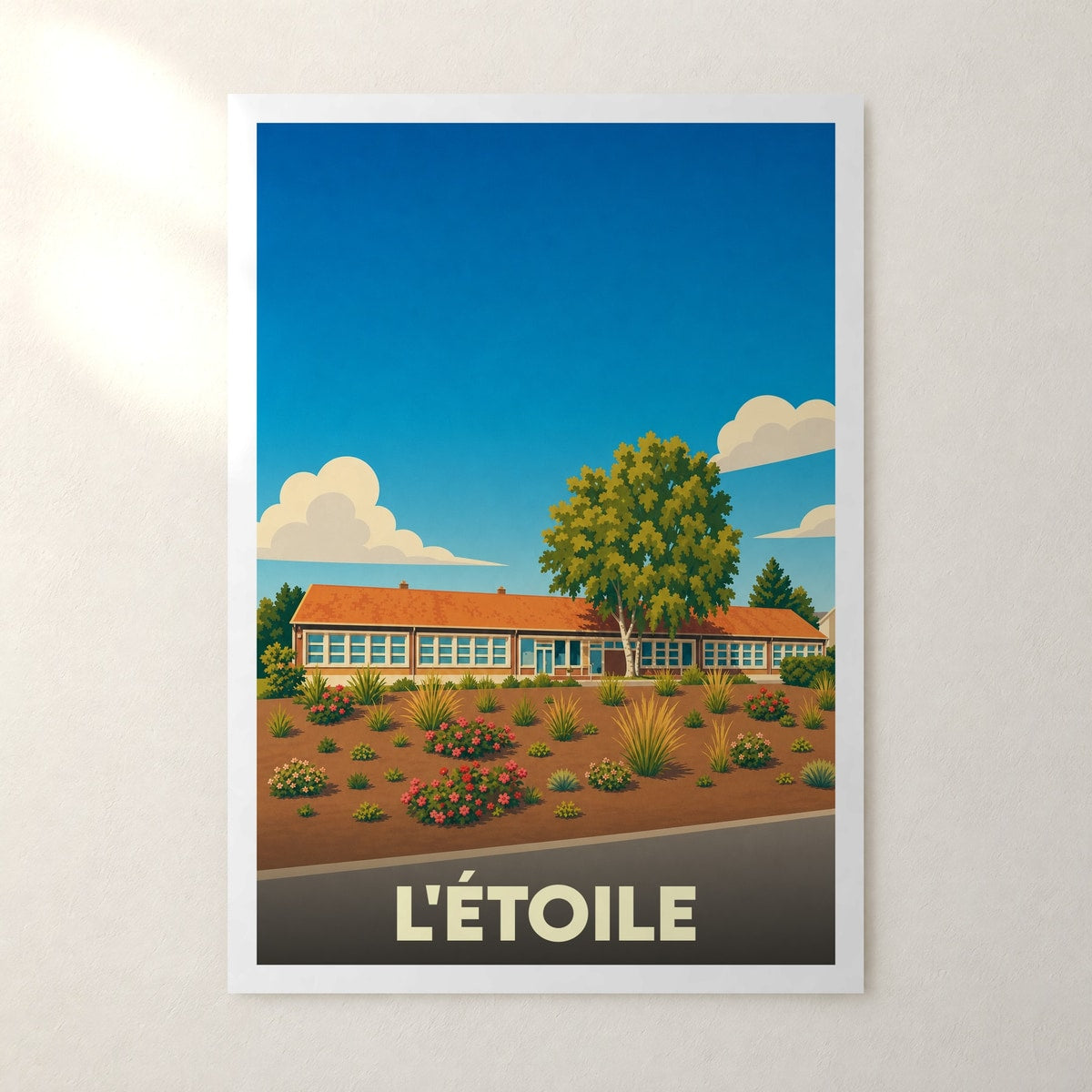 Affiche L'Étoile – sans cadre, accrochée au mur