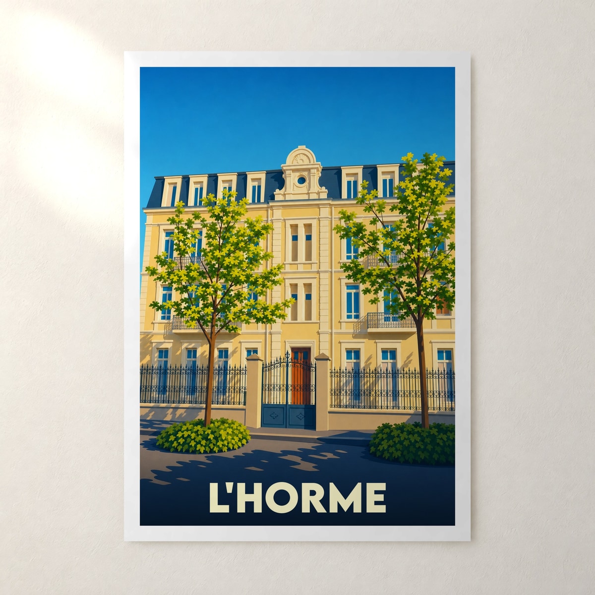 Affiche L'Horme – sans cadre, accrochée au mur