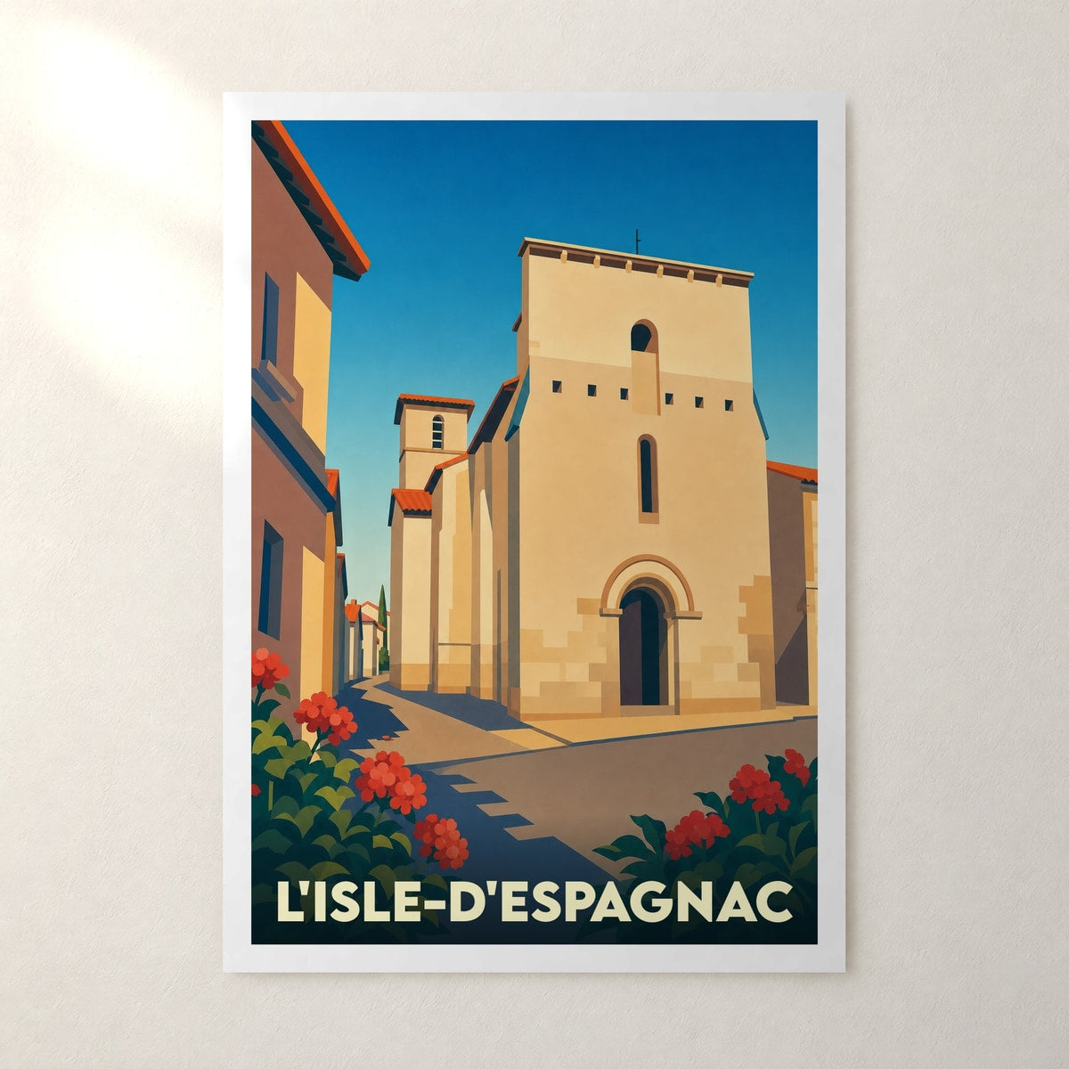 Affiche L'Isle-d'Espagnac – sans cadre, accrochée au mur