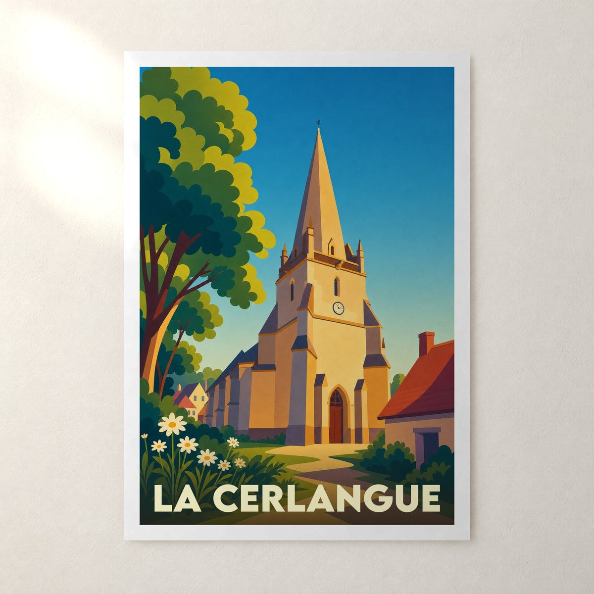 Affiche La Cerlangue – sans cadre, accrochée au mur
