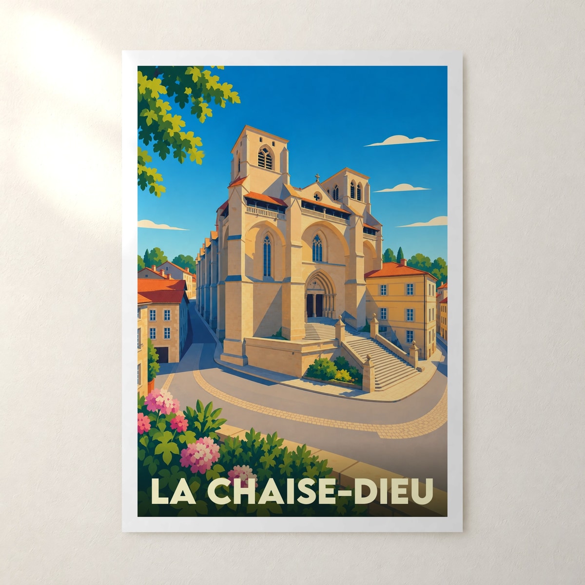 Affiche La Chaise-Dieu – sans cadre, accrochée au mur