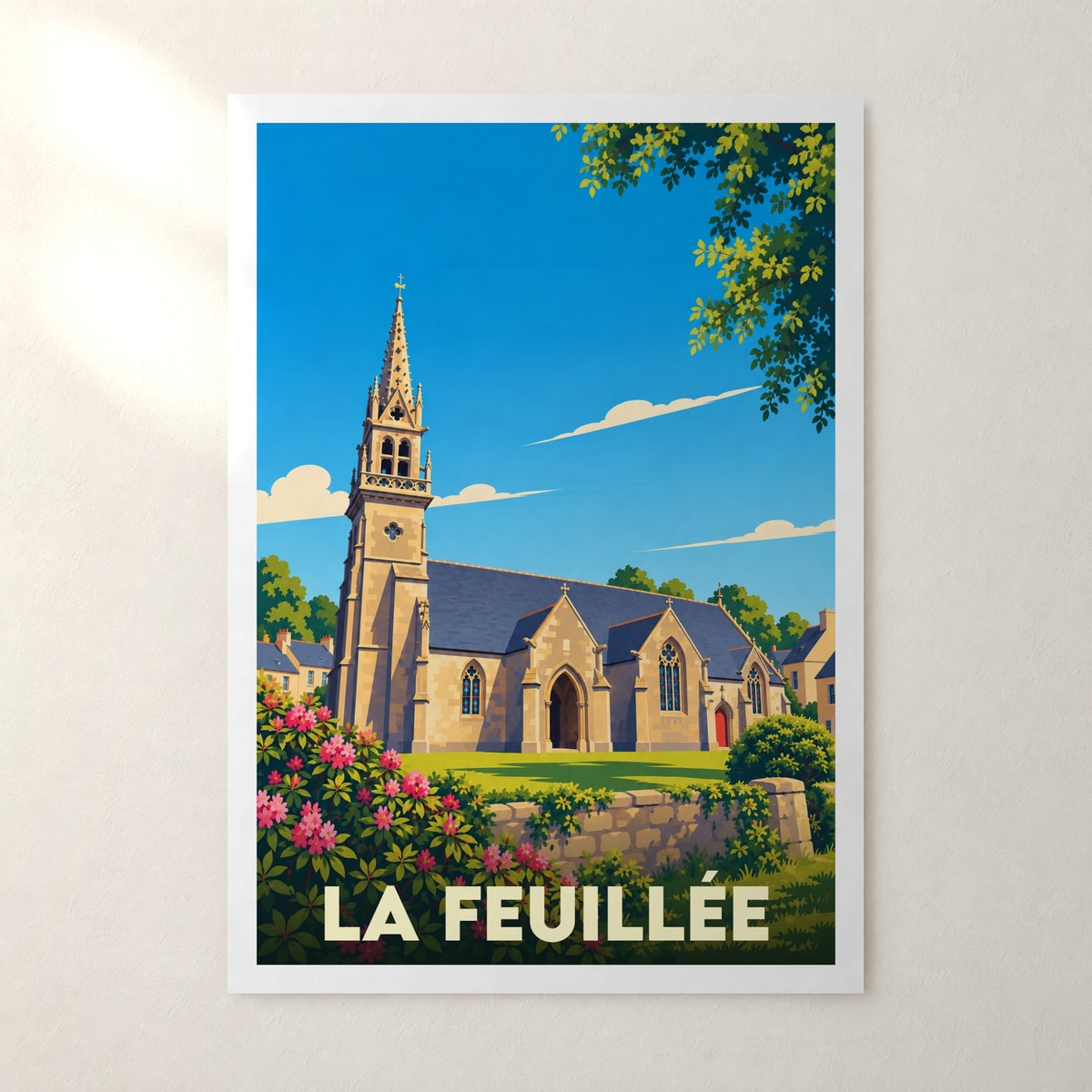 Affiche La Feuillée – sans cadre, accrochée au mur