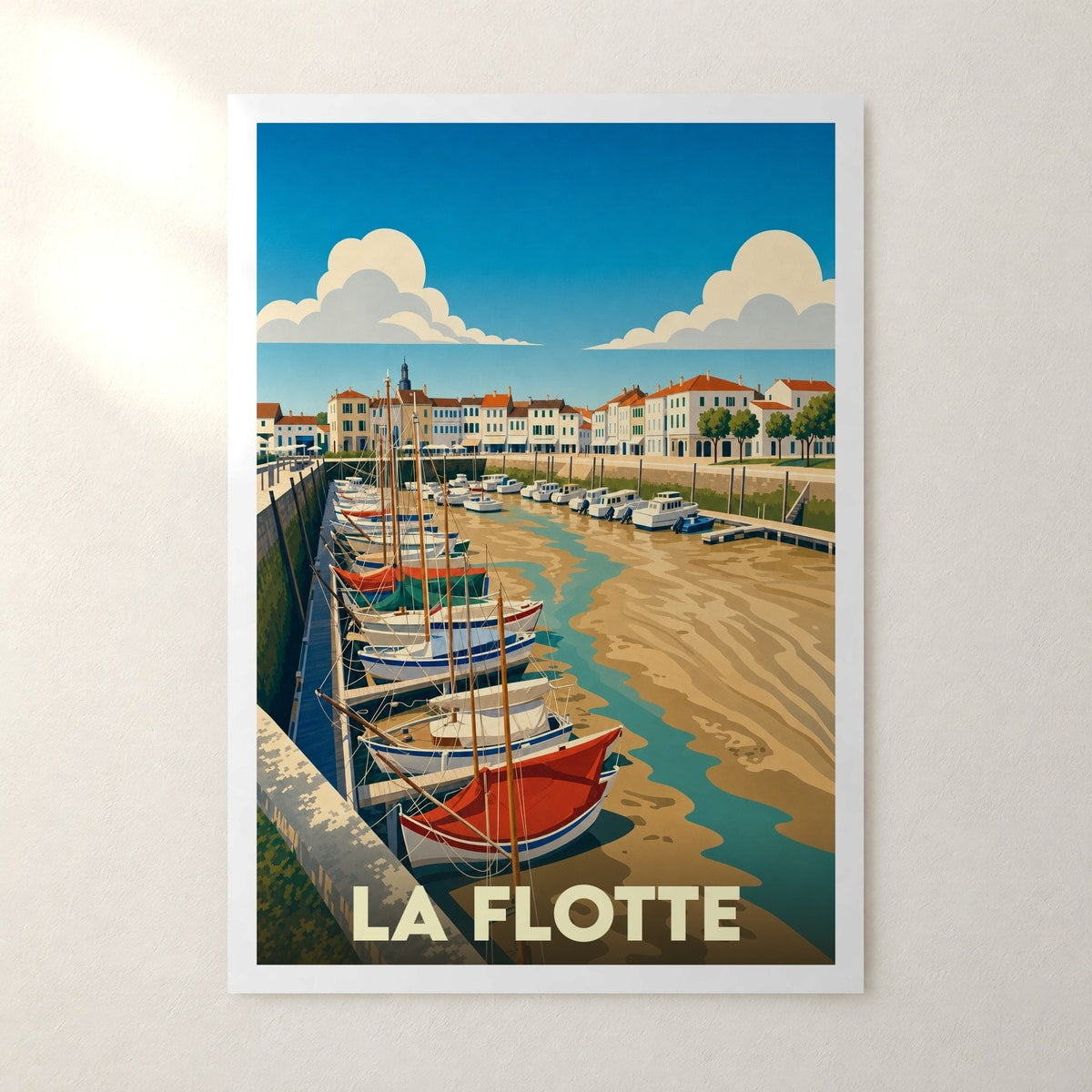 Affiche La Flotte – sans cadre, accrochée au mur