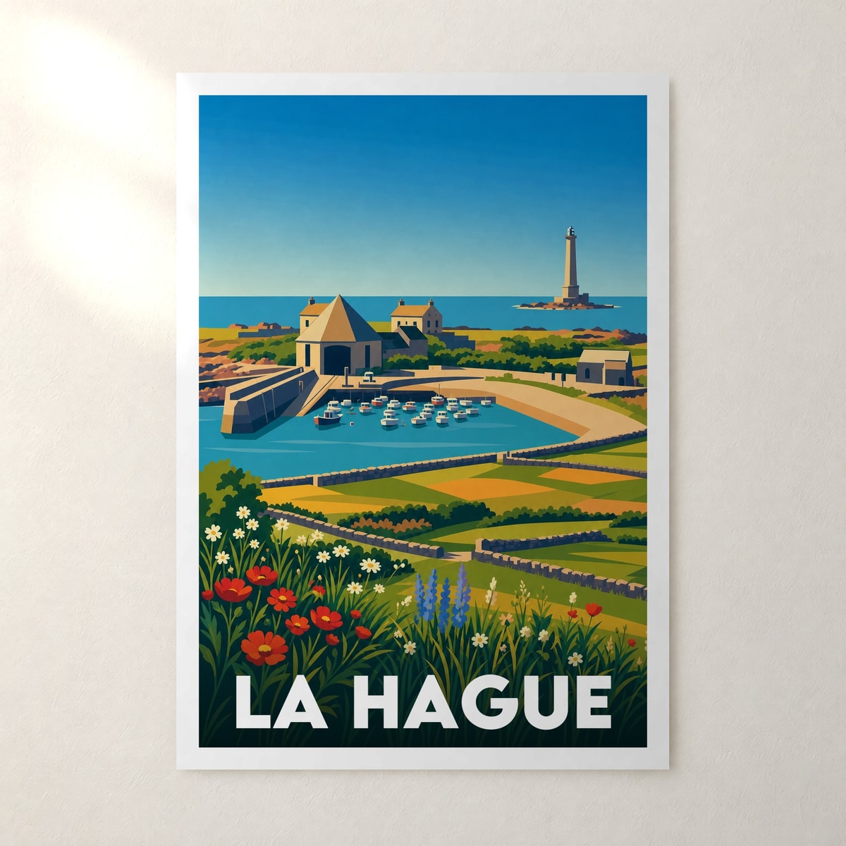Affiche La Hague – sans cadre, accrochée au mur