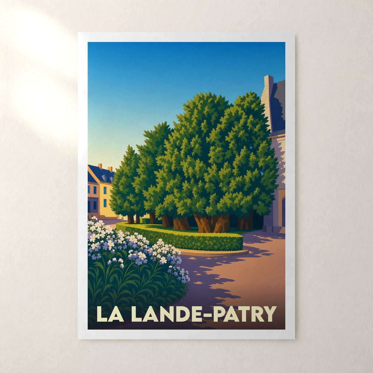 Affiche La Lande-Patry – sans cadre, accrochée au mur