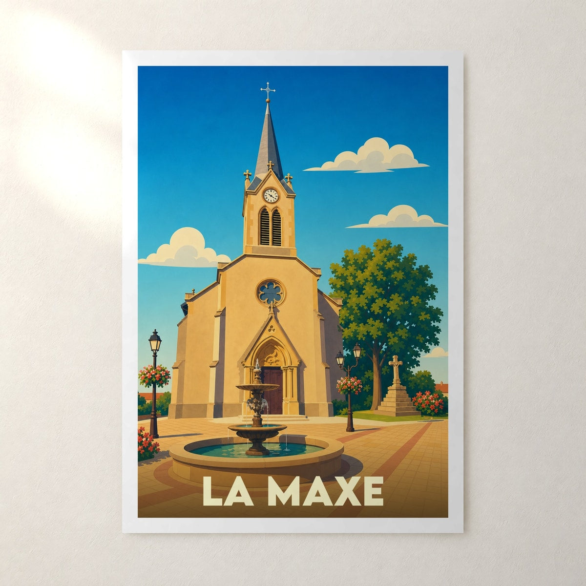 Affiche La Maxe – sans cadre, accrochée au mur