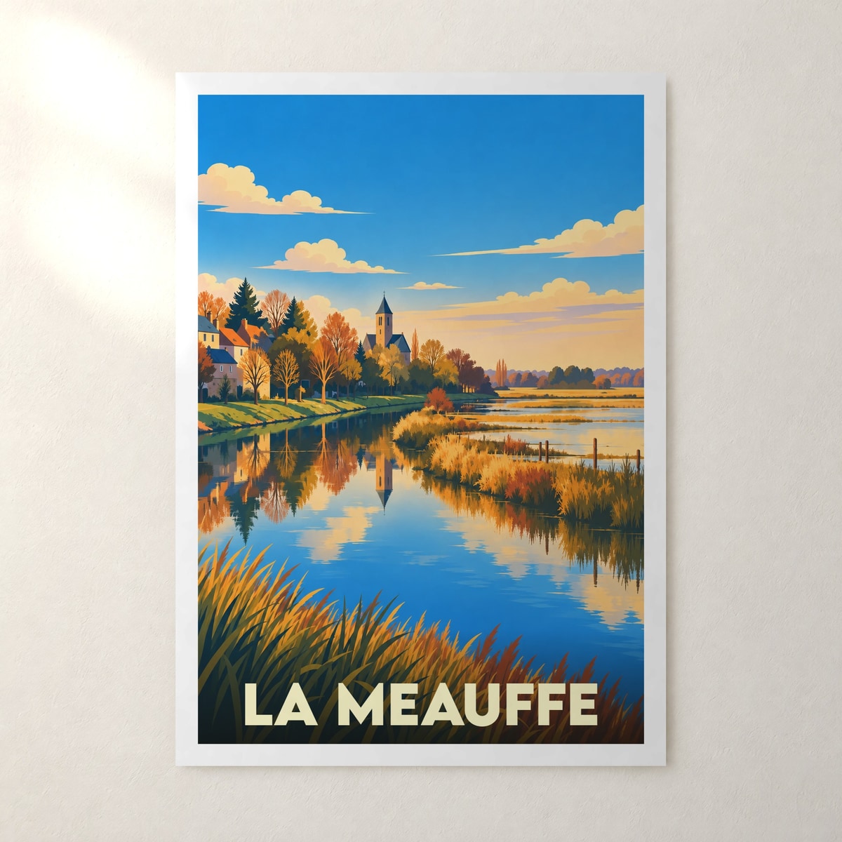 Affiche La Meauffe – sans cadre, accrochée au mur