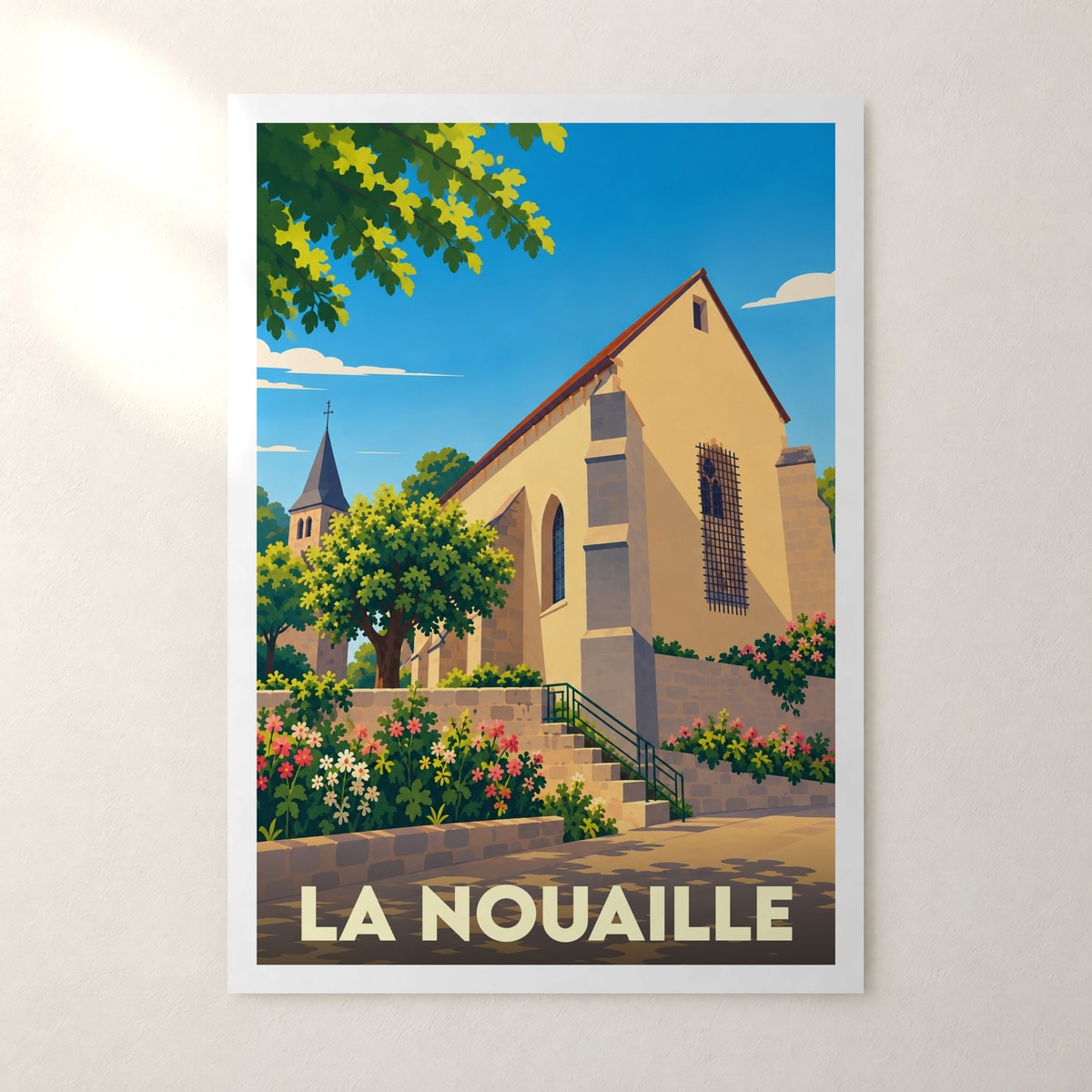 Affiche La Nouaille (Creuse) – sans cadre, accrochée au mur